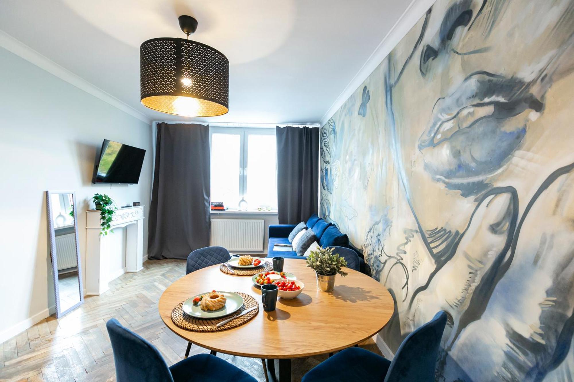 Nowogrodzka 78 - Apartament Dla 4 Osob - 200M Od Szpitala Klinicznego Na Lindleya - 1Km Do Dworca Centralnego - Wifi - Smart Tv 45 Cali Warsaw Luaran gambar